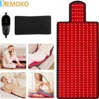 KEMOKO 660nm Red Light Therapy Pad, Home Use LED Beauty Devices, Supports 850nm Infrared for Back, Waist, Muscle Soreness Relief