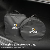 EV Car Charging Cable Storage Box Electric Vehicle Charger Cables Carry Bag For Smart Fortwo 451 450 453 Forfour EQ Crossblade