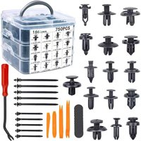 750pcs Auto Clips With 50 Remover Tools Mixed Car Plastic Clips Auto Fastener Rivet Retainer Door Trim For Most Cars