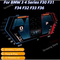 12.3" Linux For BMW 3 4 Series F30 F31 F34 F32 F33 F36 Digital Cluster LCD Dashboard Speedometer Virtual Cockpit Instrument