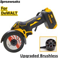 For DEWALT 20v18V Battery Upgraded Brushless Angle Grinder 3 Inch Electric CUT OFF Tool Cutting Polishing Grinding Machine