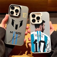 Phone Case For Apple iPhone 17 Air 16E 15 14 Plus 13 12 11 Pro Max Mini Funda Cover Football King M-Messi Number 10