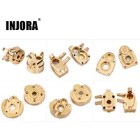 INJORA Heavy Duty Brass Portal Steering Knuckle Housing for 1:10 RC Crawler Car Axial SCX10 III AXI03007 Capra 1.9 Upgrade Parts