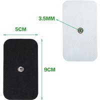 Self-Adhesive Snap Electrode Pads Reusable Massager Gel Muscle Stimulator Massage Patches for Therapy and Fitness, 10 PCs 20PCs