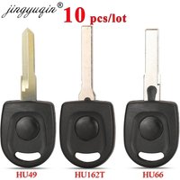 Jingyuqin 10 Stück/Set für VW Transponder-Schlüsselgehäuse Autoschlüsselrohling für Passat B5 Voyage Golf Jetta Polo Bora