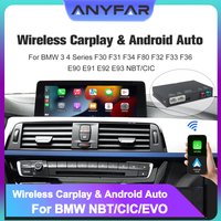 NEW Wireless CarPlay Android Auto Adapter for BMW X5 E70 X6 E71 NBT CIC Bluetooth Navigation Mirror Link Interface Module