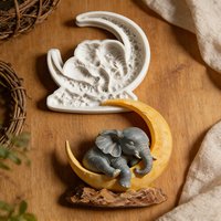 Moon Baby Silicone Mold, Gluing Mold, Used for Making Resin and Gypsum Artifacts, Decoration Pendants
