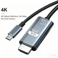 HD Video Conversion Cable Type C HDTV Converter Adapter For TV Computer Cellphones iPad Samsung MacBook Projection Cable