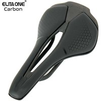 elitaone carbon fiber saddle 115g mountain bike/road bike ultralight seat 250x140mm UD textured bare carbon PL