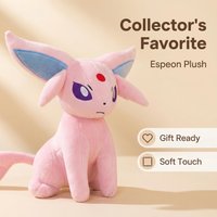 Adorably Pokemon Espeon Plush Kawaii Eevee Series Stuffed Doll Anime Peripheral Toys Hobbies Gifts for Kids and Pokemon Fans