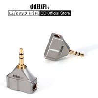 ddHiFi DJ44CPro, Advanced 4.4mm Female to 3.5mm Male Adapter, Compact Casing Process and OCC Internal Connecting Wire