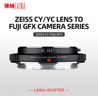 LAINA FOR Zeiss Contax C/Y to Fujifilm GFX Adapter, CY YC Mount Lens to GFX Medium Format, Non-Slip Grip