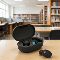 Wireless Earbuds Waterproof Bluetooth Earphones LED Dispay Box TWS E6S Stereo Sports Earbuds Handfree Headphones for Smartphone