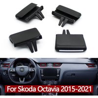 Car Front Dashboard Air Conditioning Outlet AC Vent Grille Slide Tab Clip For Skoda Octavia 2015-2021 5E0819701 5E0819702