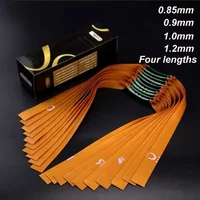 Golden 2515 Taper Anti-freeze and Cold-resistant Powerful Slingshot Flat Rubber Band Thickened and Durable 0.85-1.2mm Thickness
