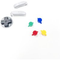 1 Set High quality buttons For SNES game controller colorful L R buttons cross direct pad buttons repair replacement