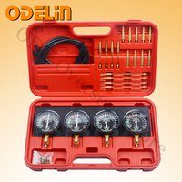 4-Kolben-Vakuum-Vergaser-Synchronisationsgerät, Vergaser-Werkzeug, Synchronisations-Set mit 4 Messgeräten und Gummischlauch, Vakuum-Balancer-Messgerät-Kit für Motorräder