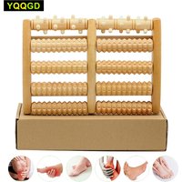 Dual Foot Massager Roller,Wooden Foot Massager Roller,Relieve Plantar Fasciitis,Arch Pain.Stress Relief Tool,Feet Care Massager