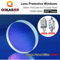 PRECITEC Lens Protective Windows D37x7 P0595-58601 Original Lenses for Fiber Laser ProCutter /2.0 Head 30KW Optical Silica Glass