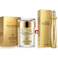 Skincare Snail Cream Collagen Cream Anti Aging Whiten Skin Face Cream Fade Dark Eye Circles Remove Eye Bags Eye Serum