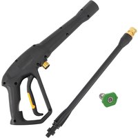 Replacement Pressure Washer Gun Lance Nozzle Car Washer Gun Water Spray Gun High Pressure Water Gun M22 Inlet Fitting Connector