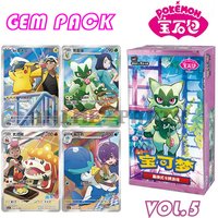 New Original Pokemon Gem Pack Vol.5 Booster Box Trading PTCG Simplified Chinese Gem Pack Vol 5 pokemon vol5 gempack Boy Toy Gift