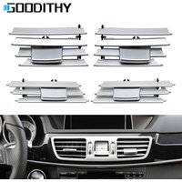 Front Dash Center Left Right AC Air Vent Grille Repair Kit Silder Clip Tab For Mercedes Benz Sedan W212 E260 E350 2013-2015