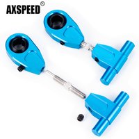 AXSPEED Aluminium Alloy Adjustable Front /Rear Upper Swing Arm for Tamiya TT02 1/10 RC Drift Car Upgrade Parts