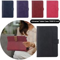 7/8/9/10 inch Universal Tablet Case Multi-Angle Viewing Shockproof Tablet Stand Cover Dual Color for Samsung/Huawei/Xiaomi