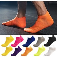AliExpress NONE Ankle Boat Socks Nylon Sport Outdoor Basketball Bike Running Football Breathable Deodorant Non-Slip Bright Color No Show Socks