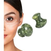 1Pcs Natural Jade Mushroom Shape Gua Sha Board Face Back Body Massager Facial Beauty Care Skin Tool Women Relaxing Face Roller