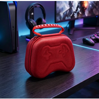 Red New Universal Game Controller Bag For PS4 PS5 XBOX Steam Controller 2 Carrying Storage Bag Protective Zipper Case 2026