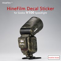 Hinefilm Skin for Godox V100 Flash Skin for Godox V100 Camera Flash Speedlight Sticker V100C V100S V100N V100 Premium Decal Skin