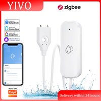 ZigBee Water Sensor Leakage Alarm Flood Leak Detector for Tuya Smartlife APP Remote Control Smart Home Security Protection