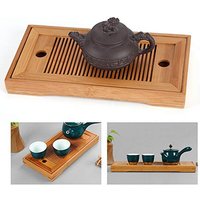 Bamboo Tea Tabl Tray High Quality 25*14*3.5cm Chinese Solid Tea Tray Household Tea Board Chahai /Tea Table WF