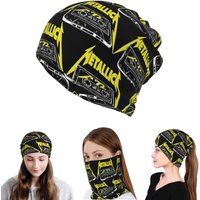 Metallicas M72 Word Tour Bandana Neck Gaiter Wrap Mask Scarf Multifunction Headwear Beanies Hat for Men Women Adult Windproof