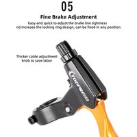 AliExpress TOOPRE FR5 Aluminum Alloy Bicycle Brake Handle Grips For MTB Road Bike Colorful Brake Levers Kids Brake Levers Universal