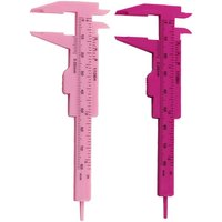 0-80mm Double Scale Sliding Gauge Sliding Vernier Caliper Gauge Measure Tool Tattoo Eyebrow Line Lip Ruler For Tattoo Measuring