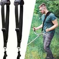 【TG150】Adjustable Nylon Padded Lawn Mower Backpack Straps - Shoulder Harness Belt for Brush Cutter Trimmer Accessories【WT】