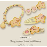 Cartoon star hairband, new style girls' hairband, hair tie, rubber band, side clip, hairpin, cute bang clip, hair accessory gift