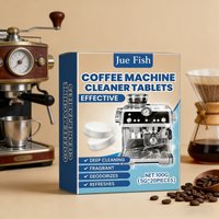 20PCS Coffee Machine Cleaning Effervescent Tablets Remove Stains & Dirts Deep Cleaning Degreasing Maintain Coffee Maker Cleaner