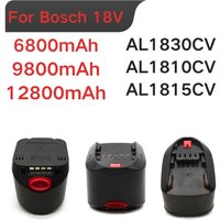 For Bosch 18V 6.8Ah 9.8Ah 12.8Ah Li-ion Battery PBA PSB PSR PST Bosch Garden Tools (only for Type C) AL1830CV AL1810CV AL1815CV