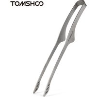 Tomshoo 9.2 Inch Lightweight Titanium Tongs BBQ Grill Tongs Clip Outdoor Camping Backpacking Hiking Cookware Camping Supplies
