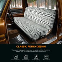 Universal Car Seat Cover for Truck and Car Bench Seats One Piece And Durable For Long Lasting Protection Navy