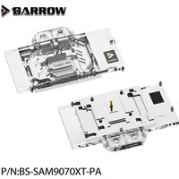 Barrow GPU Water Block for Sapphire Radeon RTX 9070 XT PULSE / PURE / METAL Video Card / Copper Radiator BS-SAM9070XT-PA