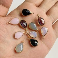 10pcs/lot 10x18MM Water Drop Shape Crystal Charms Pendants For Jewelry Making Bracelet Necklace Earring Accessories Wholesale