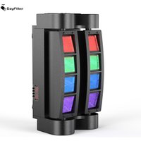 DayFlicker 80W RGBW Beam Light Rotating Parties Show Light Mini Spider Light 7/15CH DMX Automatic Mode Nightclub Stage Lighting