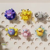 3D Pokemon Fridge Magnets Q Version Pocket Monster Anime Figurine Magnet Sticker Home Decoration Kids Birthday Collection Gift T