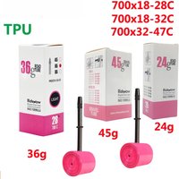 TPU Bike Inner Tube 700C 700x18 23 25 28 32 35 37 40 47C Road Bicycle Tire MTB Bike Camera 29x1.5 1.75 1.9 pneu aro