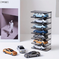 Acrylic Toy Car Display Case Toy Car Display Show Box Diecast Case Wall Mounted Car Toy Shelf for Storage Cars Model Race〔YY32〕